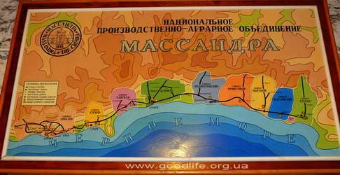 Карта Объединения Массандра