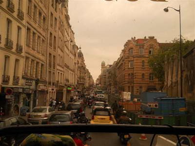 Париж из Автобуса