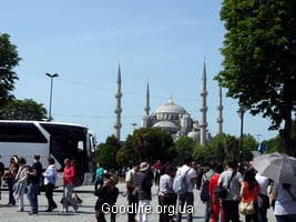 Стамбул, голубая мечеть