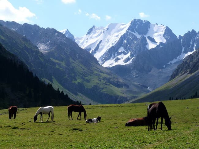 поход по Тянь-Шаню, Киргизия