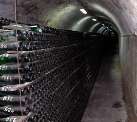 завод шампанских вин Новый Свет-подвалы для выдержки 